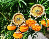 Shubh Labh Hangings for Decoration Floral Wall Hangings for Temple,Diwali Decor Hanging, Diwali Gift , Wedding and All Festival Decor